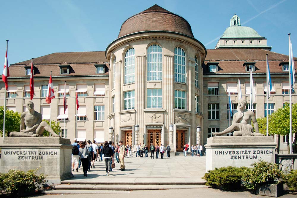 Entrata principale dell'università di Zurigo
