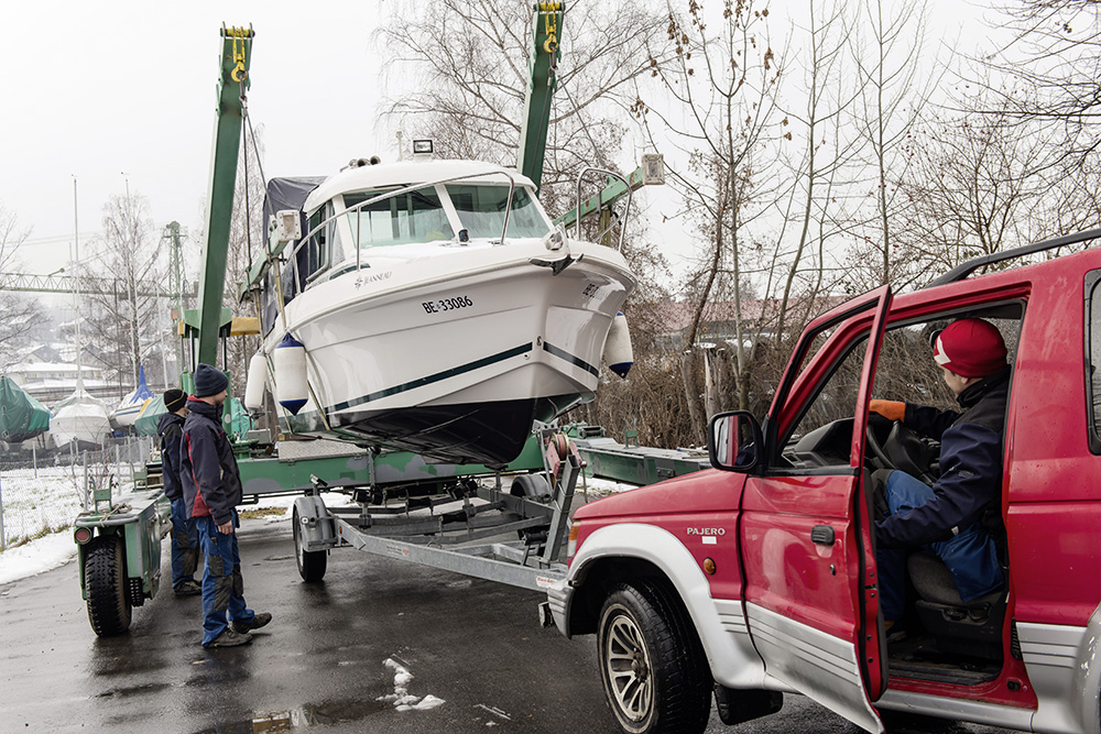 Preparare la barca per l'inverno