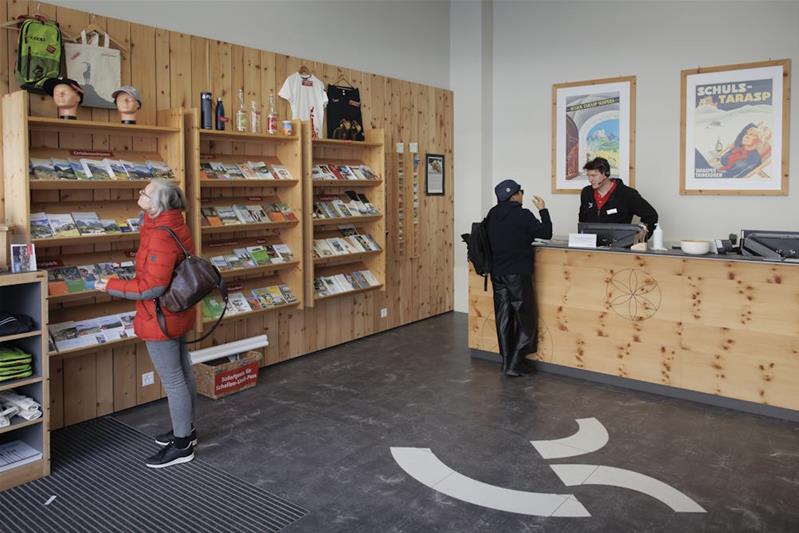 Infodesk di un ufficio turistico